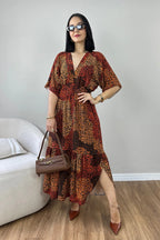 Vestido Lalá Longuete com Decote V e Manga Ampla
Vestido Lalá Longuete
Vestido Lalá Decote V
Vestido Lalá