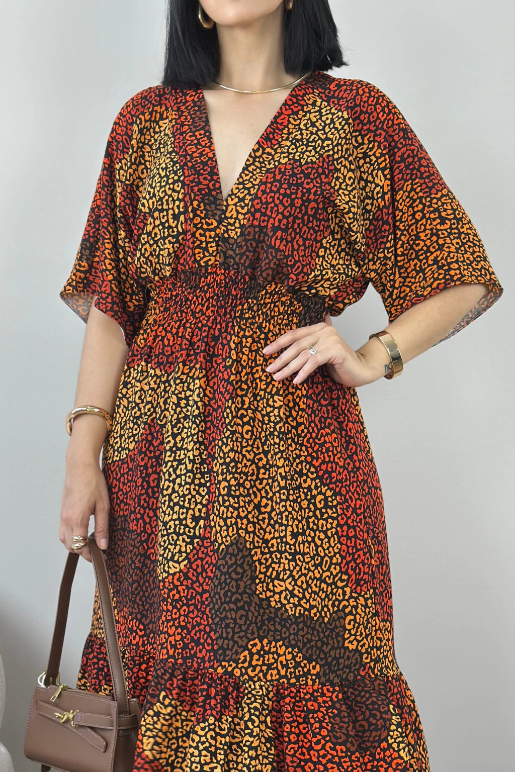 Vestido Lalá Longuete com Decote V e Manga Ampla
Vestido Lalá Longuete
Vestido Lalá Decote V
Vestido Lalá