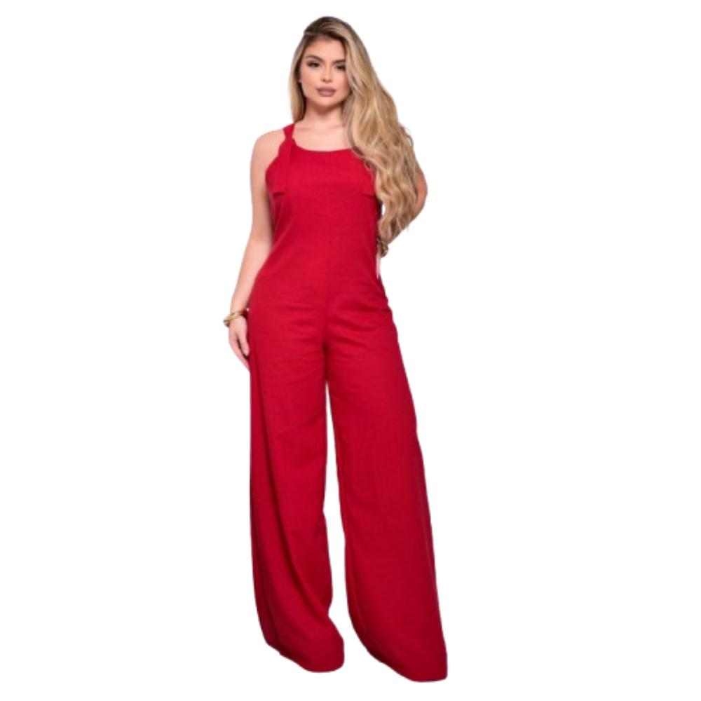 Macacão Pantalona Wide Leg em Linho com Alças Ajustáveis
Macacão Pantalona Wide Leg em Linho
Macacão Wide Leg
Macacão Pantalona
