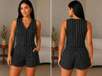 Conjunto Colete e Shorts em Alfaiataria
Conjunto Colete e Shorts
Conjunto Colete Alfaiataria
Conjunto Colete