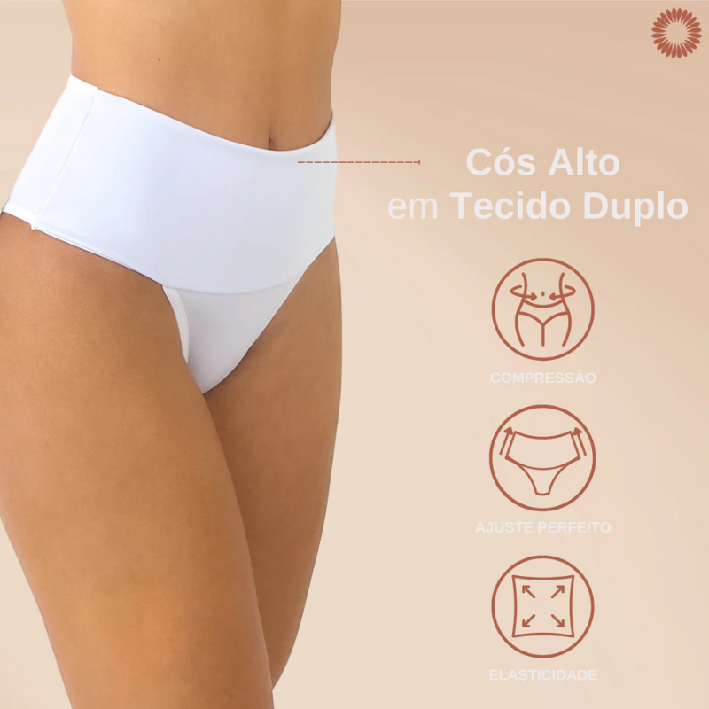 Kit 5 Calcinhas Shape Turbo Zero Barriga