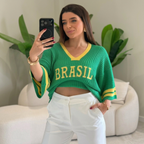 Blusa Tricot Brasa