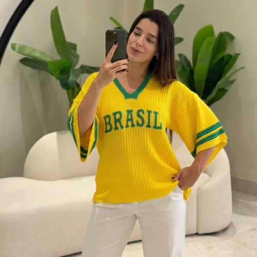 Blusa Tricot Brasa