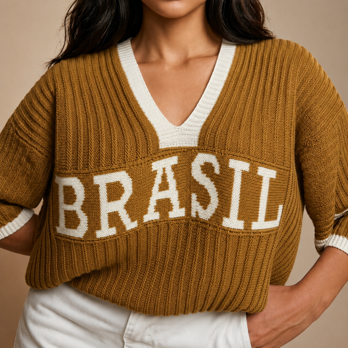 Blusa Tricot Brasa
