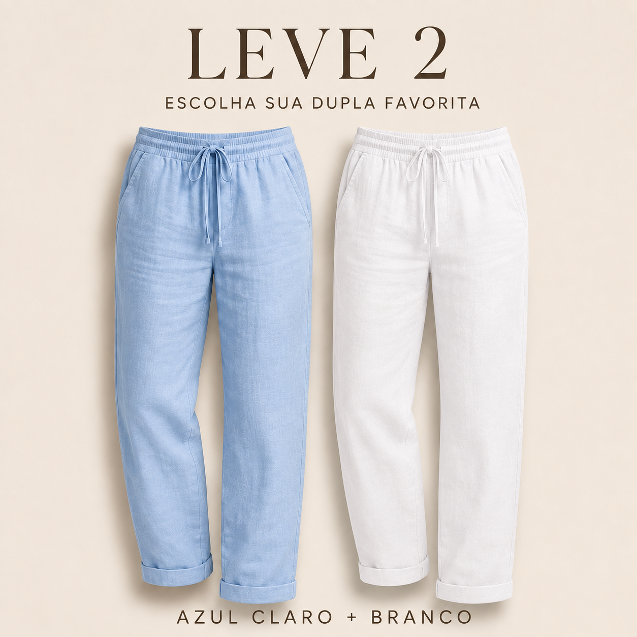 (Compre 1 Leve 2) Calça Cagliari™ — Leve 2 pelo Preço de 1!
