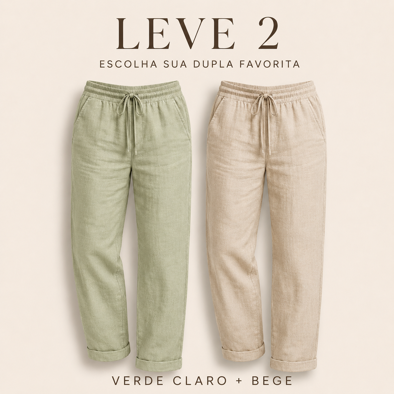 (Compre 1 Leve 2) Calça Cagliari™ — Leve 2 pelo Preço de 1!