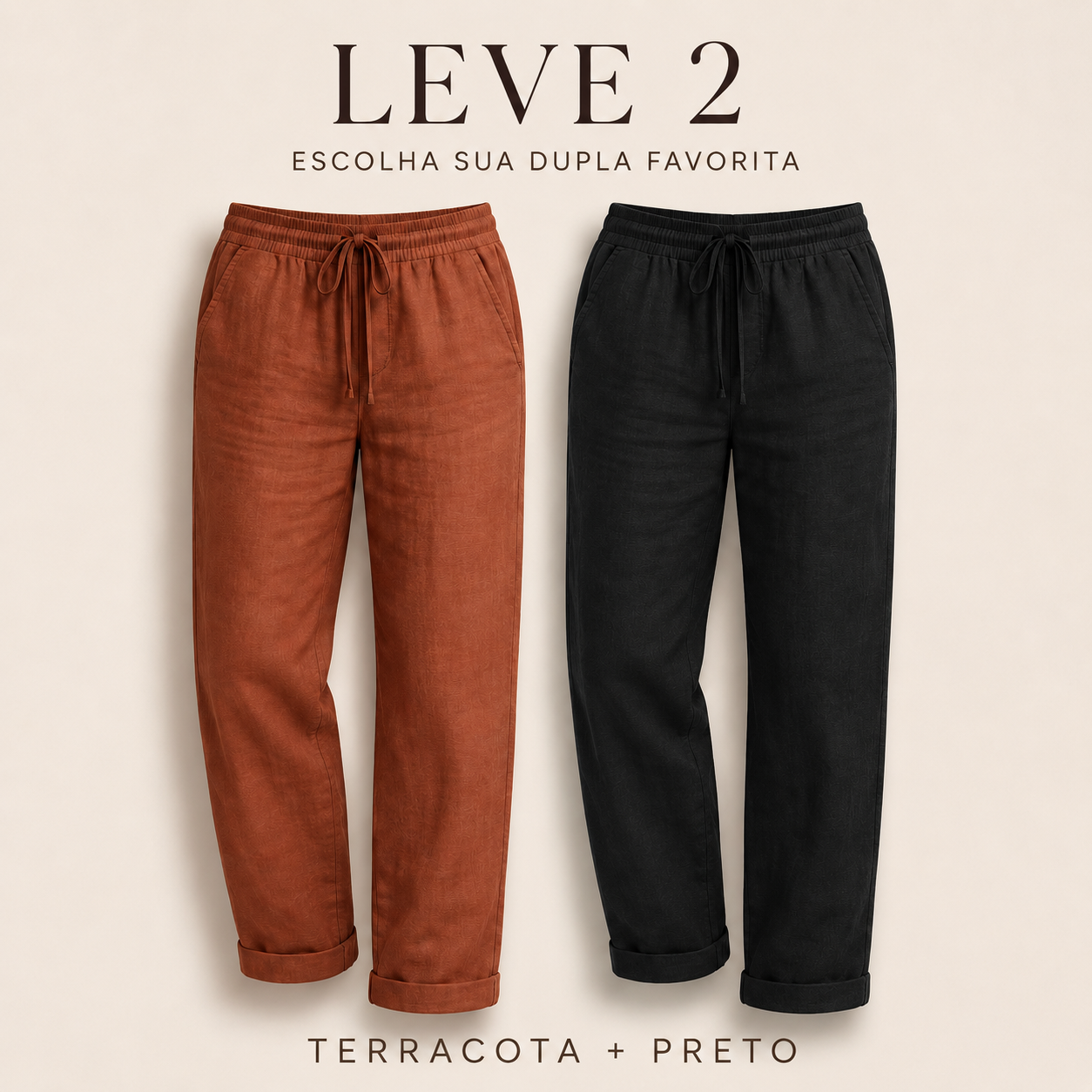 (Compre 1 Leve 2) Calça Cagliari™ — Leve 2 pelo Preço de 1!