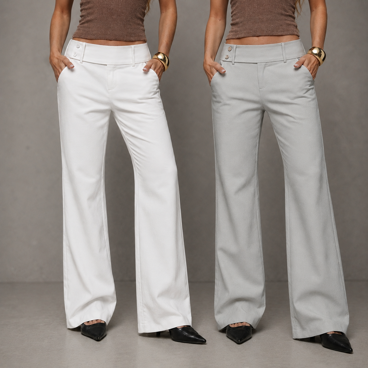 Calça Monclair em Alfaiataria (Compre 1 Leve 2)
Calça Monclair em Alfaiataria
Calça Monclair (Compre 1 Leve 2)
Calça Monclair