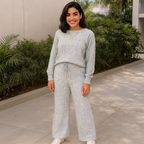 (PAGUE 1 LEVE 2) Conjunto Aurora em Tricot | Blusa + Calça [PROMOÇÃO OUTONO/INVERNO]