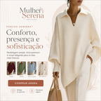 Poncho Genebra™ em Tricô Premium