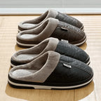 Pantufa de Couro Ortopédica com Forro Peluciado Antiodor
